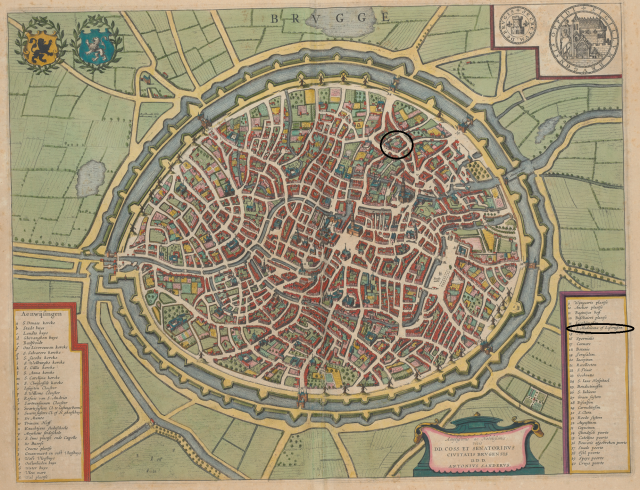 Kaart Brugge