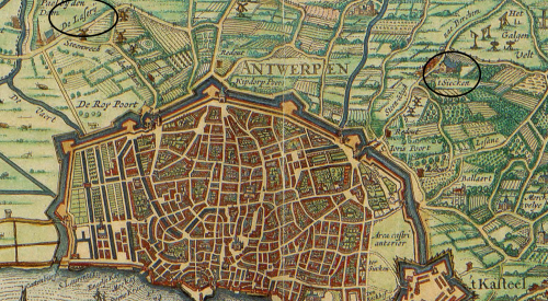Kaart Antwerpen